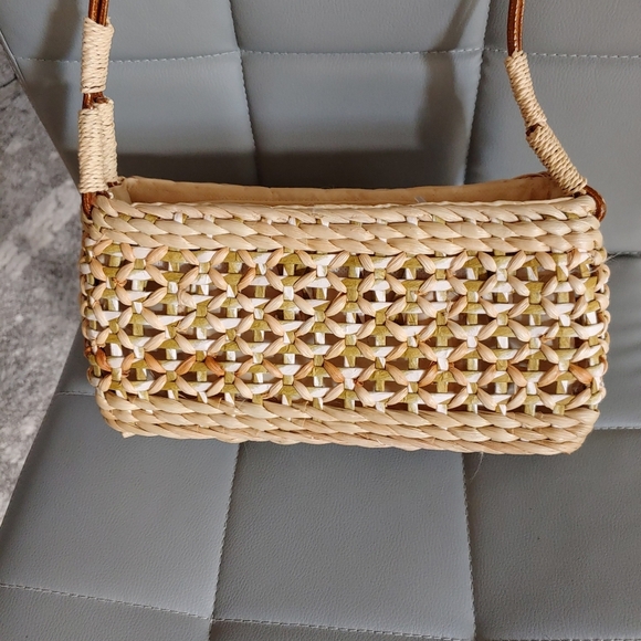 Summer straw structured bag - Picture 6 of 8